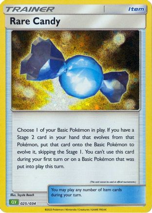 Rare Candy (CLV) (25) [Trading Card Game Classic] Holofoil