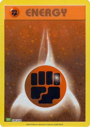 Basic Fighting Energy (34) [Trading Card Game Classic] Holofoil