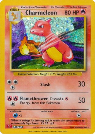 Charmeleon (2) [Trading Card Game Classic] Holofoil