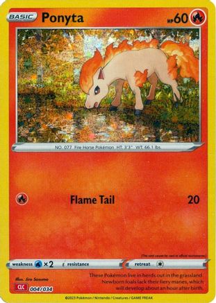 Ponyta (4) [Trading Card Game Classic] Holofoil