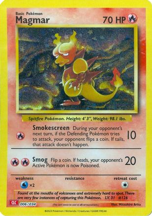 Magmar (6) [Trading Card Game Classic] Holofoil