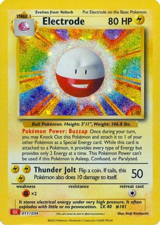 Electrode (11) [Trading Card Game Classic] Holofoil