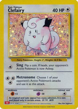 Clefairy (13) [Trading Card Game Classic] Holofoil