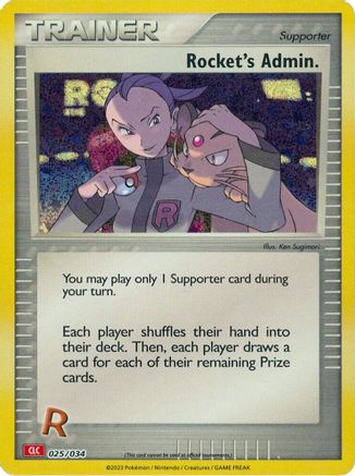 Rocket's Admin. (CLC) (25) [Trading Card Game Classic] Holofoil