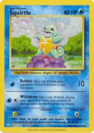 Squirtle (1) [Trading Card Game Classic] Holofoil