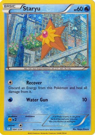 Staryu (4) [Trading Card Game Classic] Holofoil