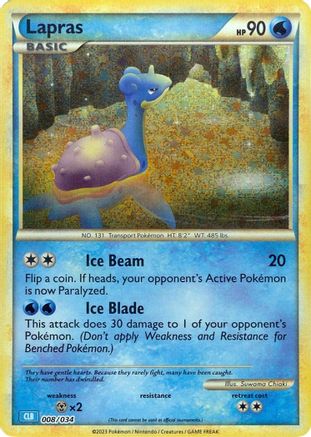 Lapras (8) [Trading Card Game Classic] Holofoil