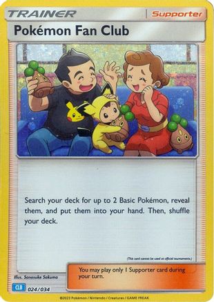 Pokemon Fan Club (CLB) (24) [Trading Card Game Classic] Holofoil