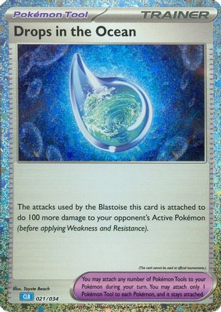 Drops in the Ocean (21) [Trading Card Game Classic] Holofoil