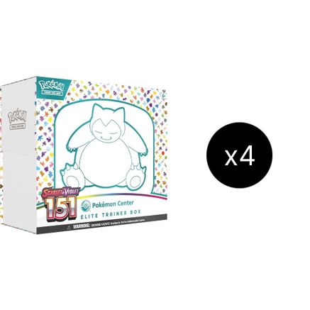 Pokemon 151 Pokemon Center Elite Trainer Box (Exclusive) Case