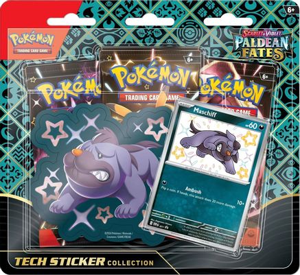 Pokemon Paldean Fates Tech Sticker Collection [Maschiff]