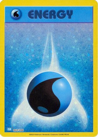 Basic Water Energy (33) [Trading Card Game Classic] Holofoil