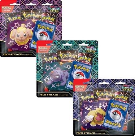 Pokemon Paldean Fates Tech Sticker Collections [Set of 3]