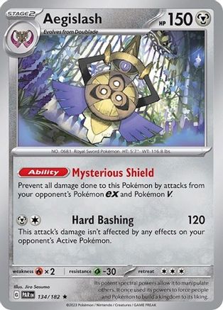 Aegislash - 134/182 (Non-Holo) (134) [Deck Exclusives]