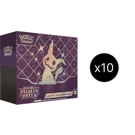 Pokemon Paldean Fates Elite Trainer Box Case
