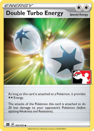 Double Turbo Energy (Cosmos Holo) (151) [Prize Pack Series Cards] Holofoil
