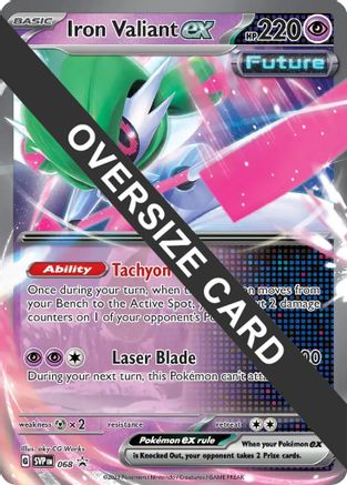 Iron Valiant ex - 068 (68) [Jumbo Cards] Holofoil