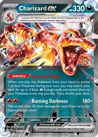 Charizard ex - 054/091 (54) [SV: Paldean Fates] Holofoil