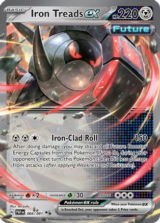 Iron Treads ex (66) [SV: Paldean Fates] Holofoil