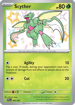 Scyther (95) [SV: Paldean Fates] Holofoil