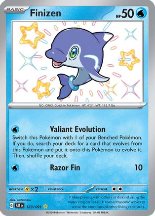 Finizen (123) [SV: Paldean Fates] Holofoil