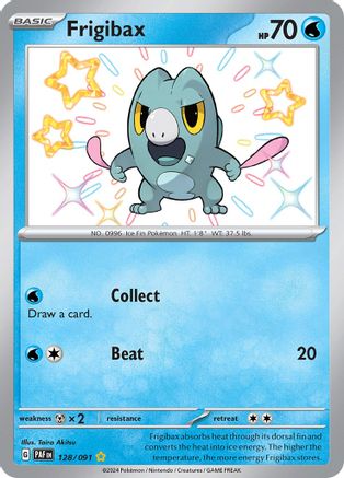 Frigibax - 128/091 (128) [SV: Paldean Fates] Holofoil