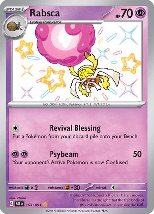 Rabsca (163) [SV: Paldean Fates] Holofoil