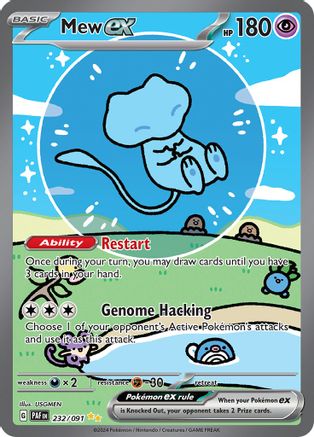 Mew ex - 232/091 (232) [SV: Paldean Fates] Holofoil