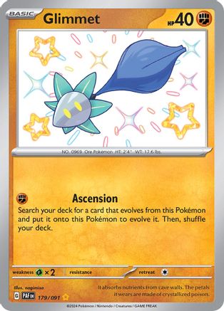Glimmet (179) [SV: Paldean Fates] Holofoil
