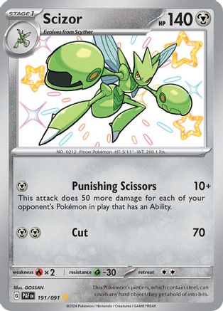 Scizor (191) [SV: Paldean Fates] Holofoil
