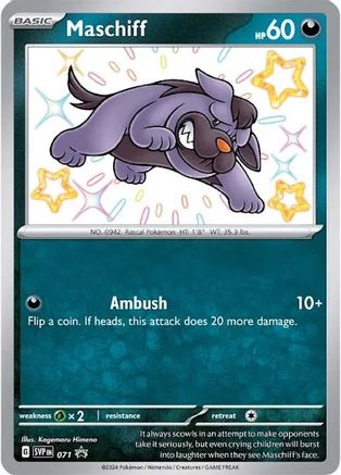 Maschiff - 071 (71) [SV: Scarlet & Violet Promo Cards] Holofoil