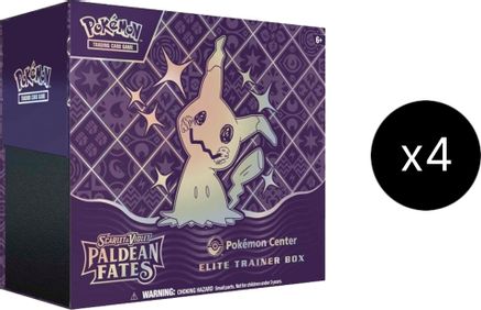 Pokemon Paldean Fates Pokemon Center Elite Trainer Box (Exclusive) Case
