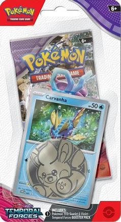Pokemon Temporal Forces Single Pack Blister [Carvanha]