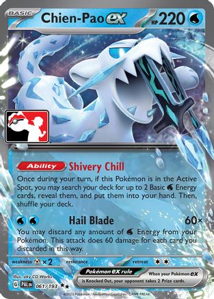Chien-Pao ex (61) [Prize Pack Series Cards] Holofoil
