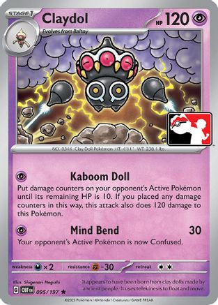 Claydol (95) [Prize Pack Series Cards]