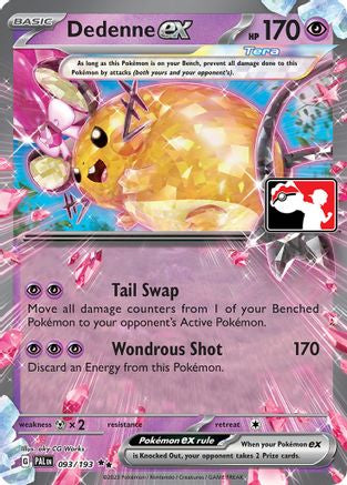 Dedenne ex (93) [Prize Pack Series Cards] Holofoil