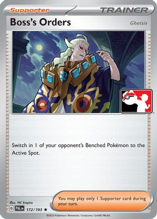 Boss's Orders - 172/193 (172) [Prize Pack Series Cards] Holofoil
