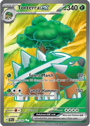 Torterra ex - 185/162 (185) [SV05: Temporal Forces] Holofoil