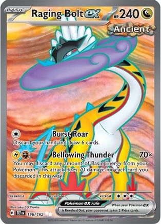 Raging Bolt ex - 196/162 (196) [SV05: Temporal Forces] Holofoil