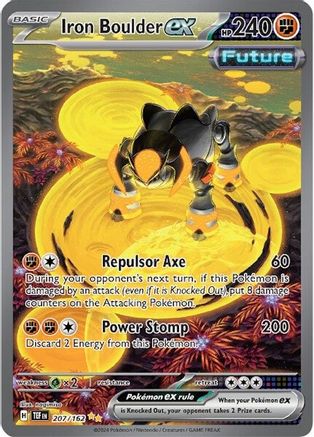 Iron Boulder ex - 207/162 (207) [SV05: Temporal Forces] Holofoil