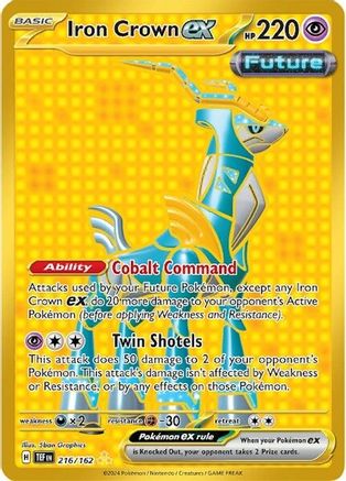 Iron Crown ex - 216/162 (216) [SV05: Temporal Forces] Holofoil