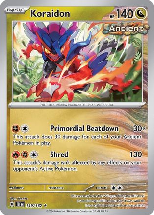 Koraidon - 119/162 (119) [Deck Exclusives]
