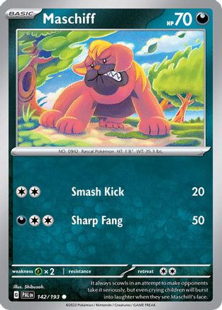 Maschiff - 142/193 (Cosmos Holo) (142) [Miscellaneous Cards & Products] Holofoil