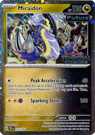 Miraidon - 121/162 (Cosmos Holo) (Best Buy) (121) [Miscellaneous Cards & Products] Holofoil