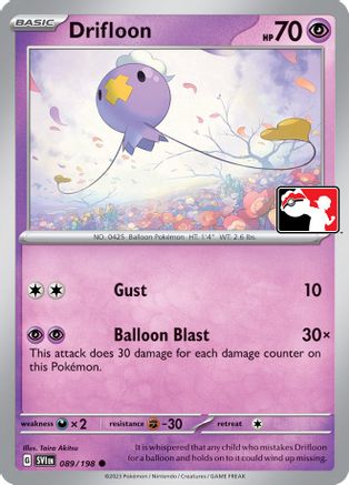 Drifloon (89) [Prize Pack Series Cards] Holofoil