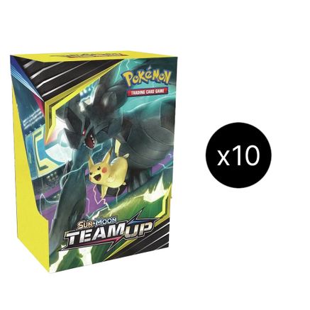 Pokemon Team Up Prerelease Kit Display