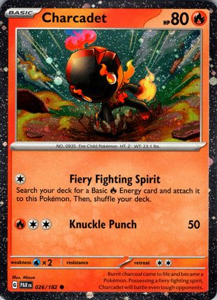 Charcadet - 026/182 (Cosmos Foil) (26) [Miscellaneous Cards & Products] Holofoil
