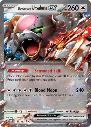 Bloodmoon Ursaluna ex - 141/167 (141) [SV06: Twilight Masquerade] Holofoil