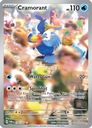 Cramorant - 176/167 (176) [SV06: Twilight Masquerade] Holofoil