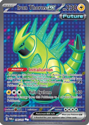 Iron Thorns ex - 196/167 (196) [SV06: Twilight Masquerade] Holofoil